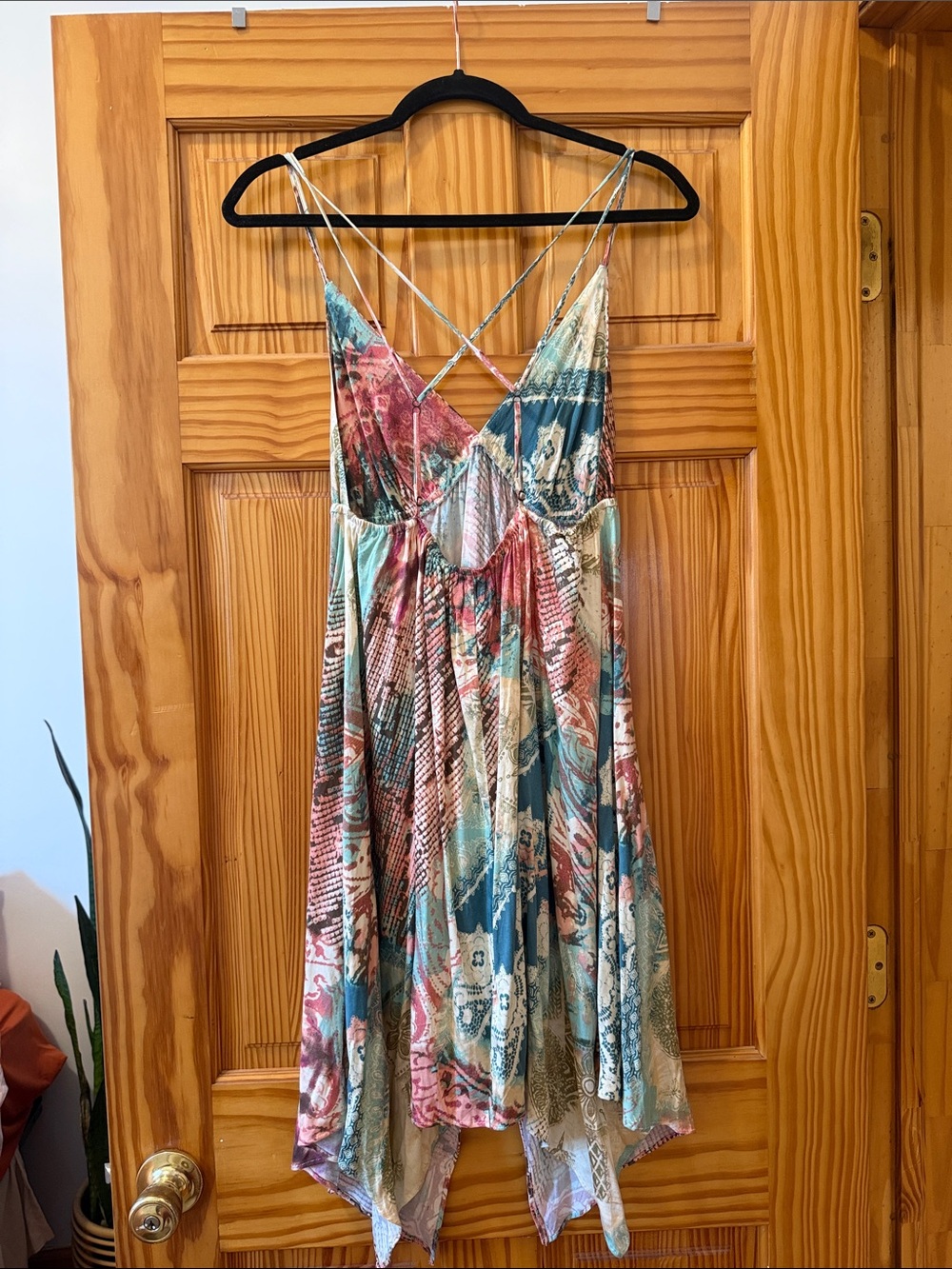 Ecote Clover Strappy-Back Mini Dress - Picture 2 of 3
